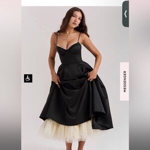 House Of CB mademoiselle dress black size M regular cup